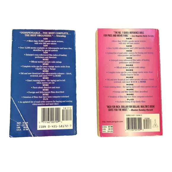 1995 & 1998 Movie and Video Guides Used 2 Books - Picture 2 of 13